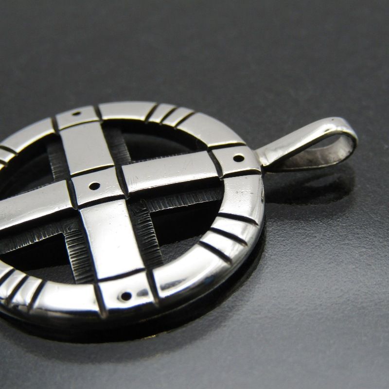 Antone Honanie ホピ族 ペンダント メディスンホイール オーバーレイ