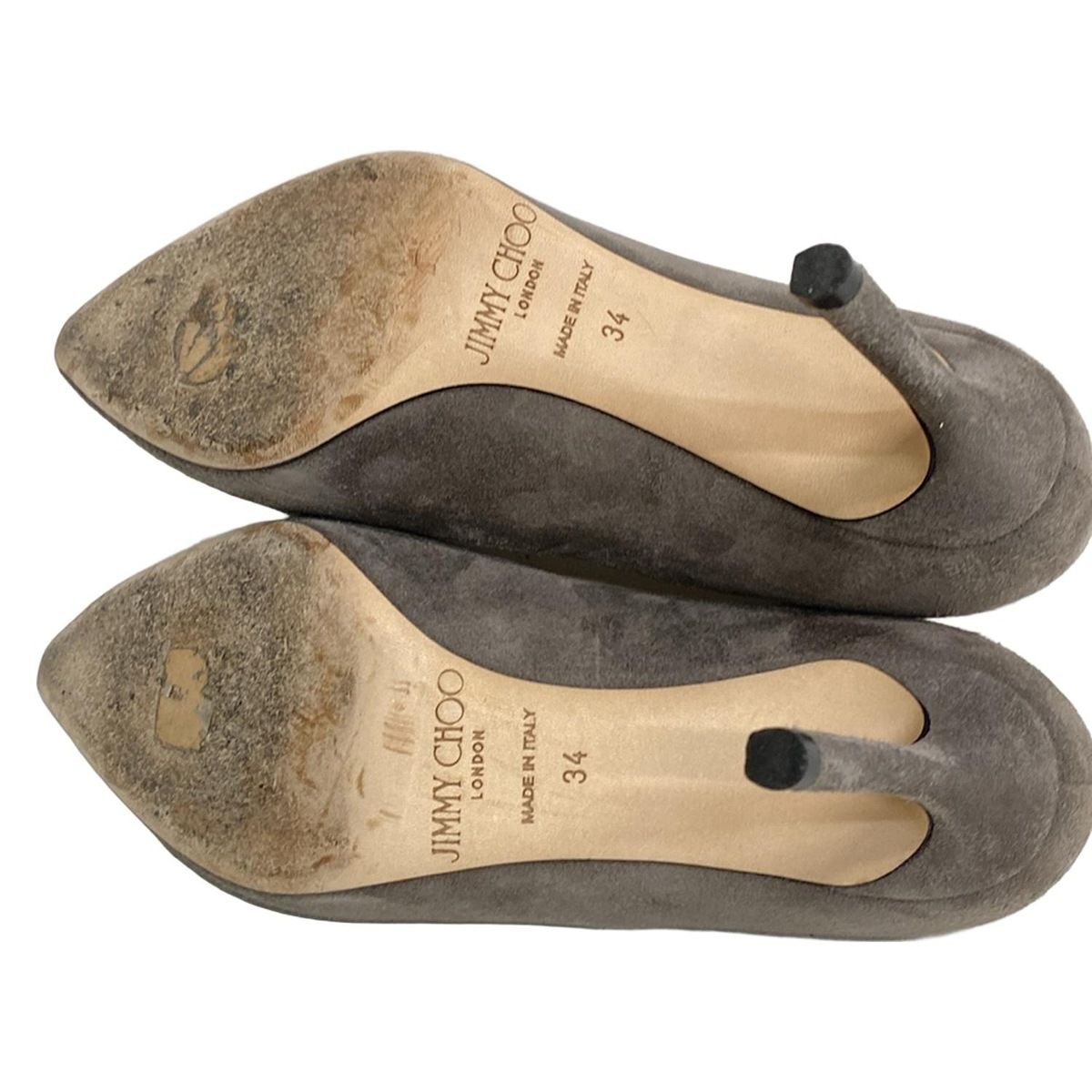 JIMMY CHOO(ジミーチュウ) パンプス 34 レディース - ダークグレー