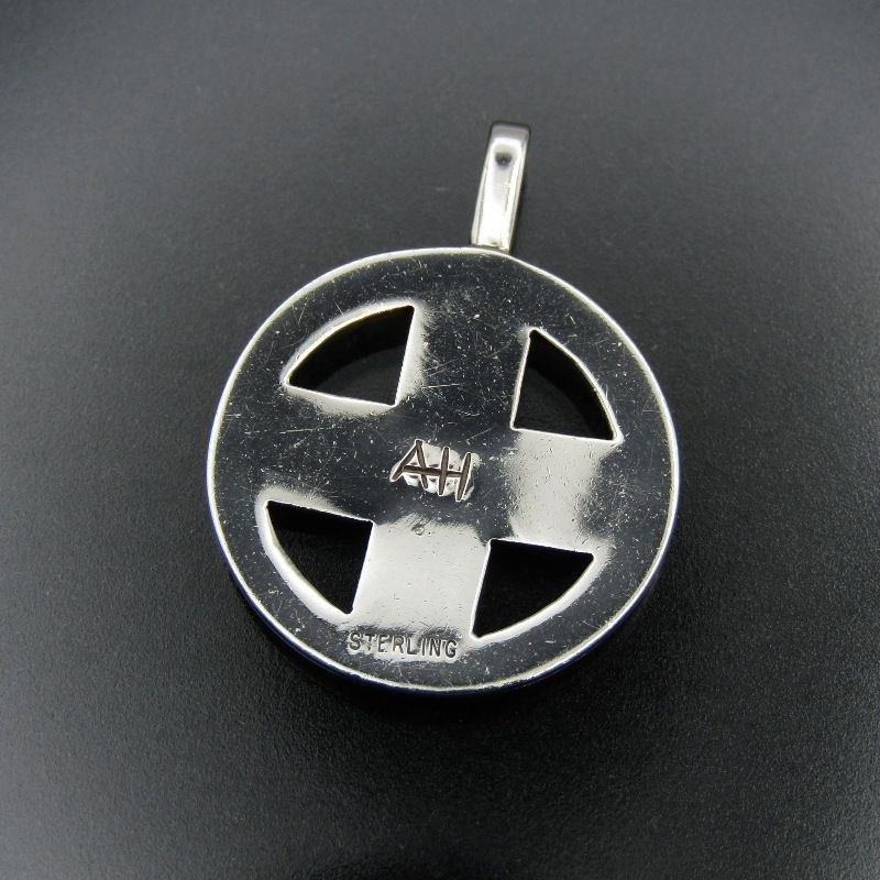 Antone Honanie ホピ族 ペンダント メディスンホイール オーバーレイ