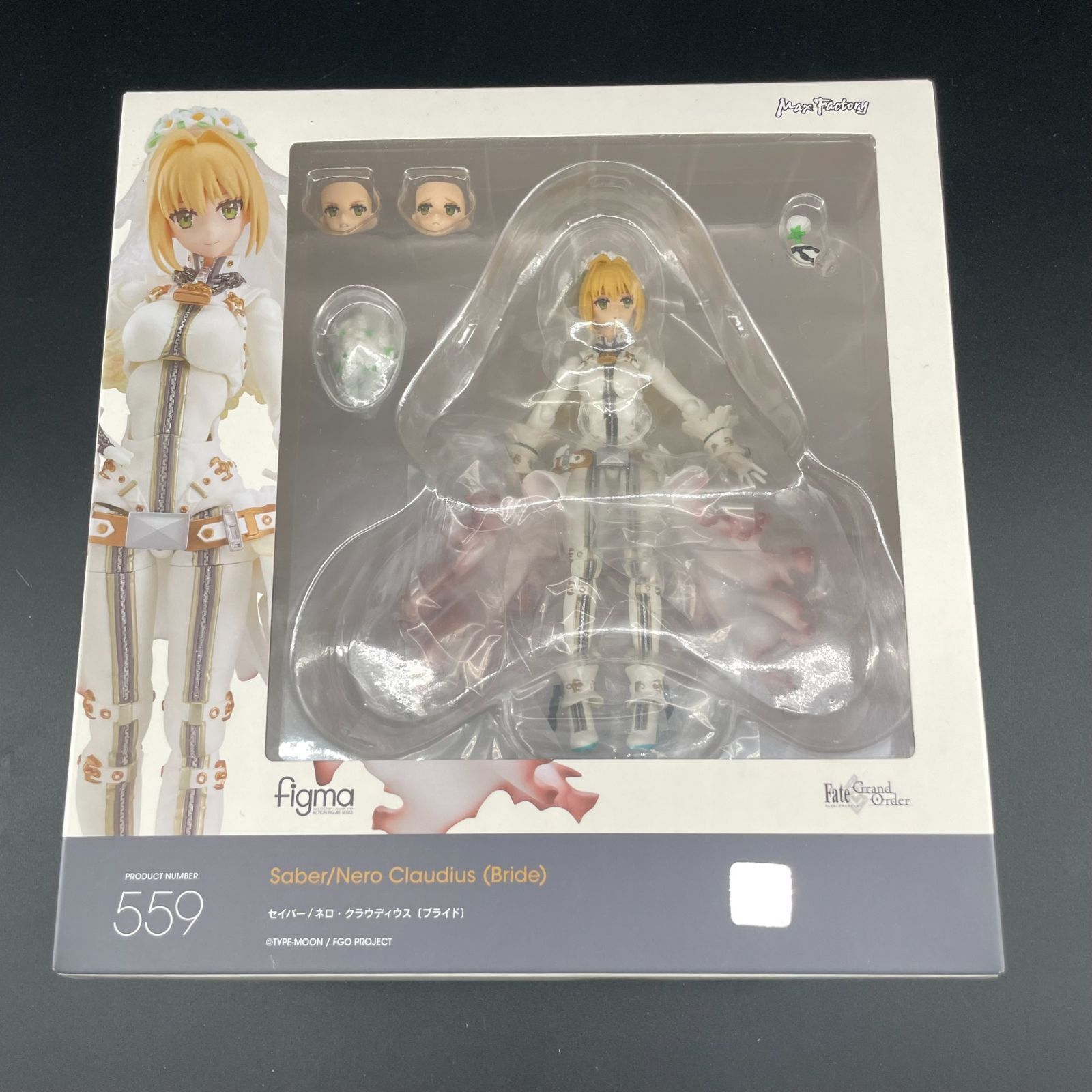 figma フィグマ 559 セイバー ネロ クラウディウス〔ブライド〕 Fate Grand Order フェイト グランドオーダー 完成品 可動フィギュア GOODSMILE ONLINE SHOP co jp あみあみ マックスファ