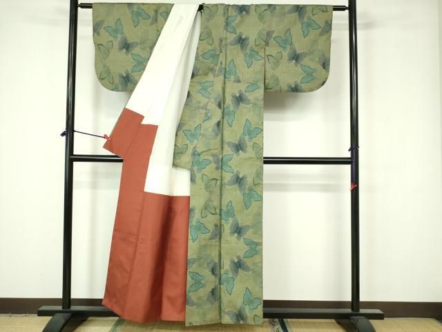 平和屋着物□本場大島紬 7マルキ 舞蝶文 正絹 逸品 DAAY7922sf - メルカリ