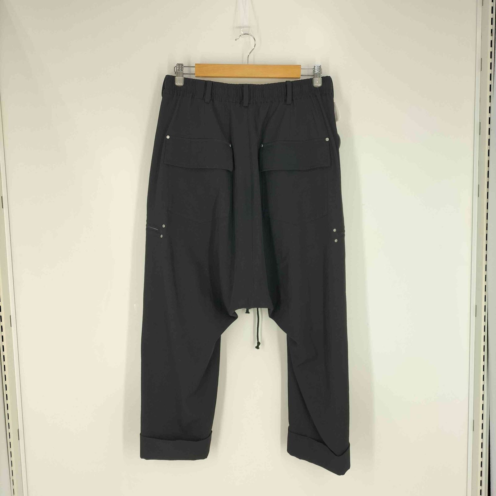 サイトバイヨウジヤマモト syte by Yohji Yamamoto 24 SS WASHER WOOL STUDS SLIM SAROUEL PANTS メンズ JPN 3