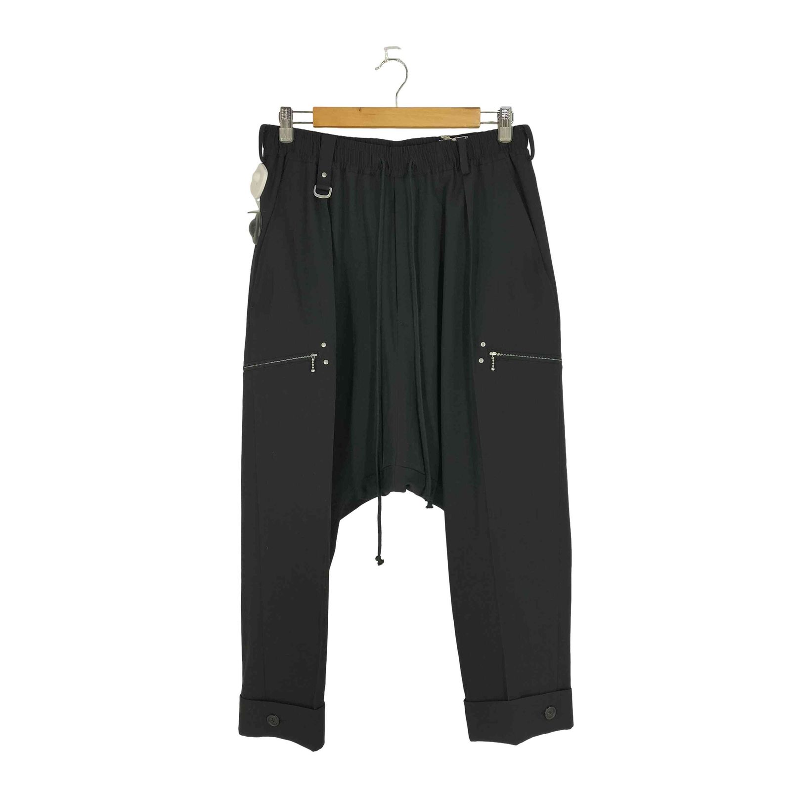 サイトバイヨウジヤマモト syte by Yohji Yamamoto 24 SS WASHER WOOL STUDS SLIM SAROUEL PANTS メンズ JPN 3