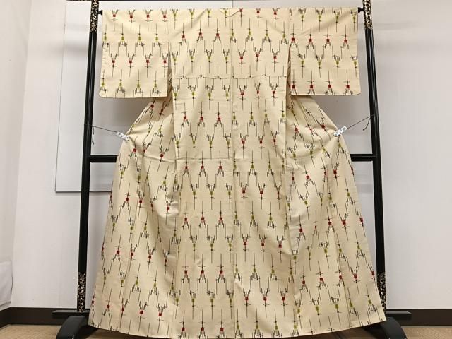 平和屋着物□上質な紬 絣文様 正絹 逸品 CAAZ9583xi - メルカリ