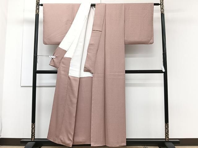 平和屋着物□本草木染作家 圓啓 江戸小紋 鮫小紋柄 正絹 逸品