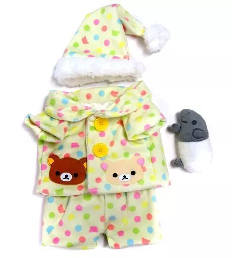 中古】ぬいぐるみ リラックマ＆コリラックマ パジャマ コスチューム(M