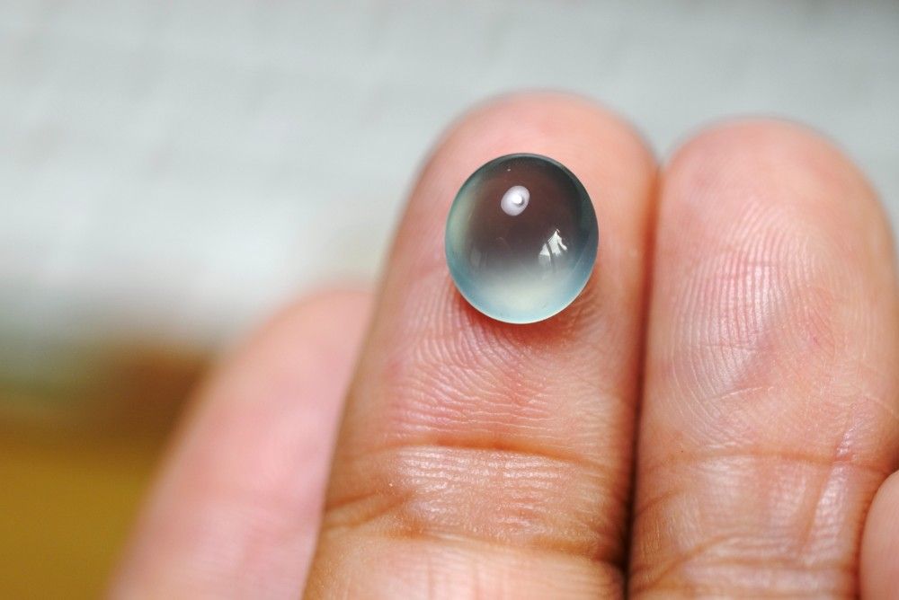 SR 12-93 上品 宝石質 高氷種 青緑色 グアテマラ産 天然 A貨 本翡翠 ルース 硬玉 ジェダイト