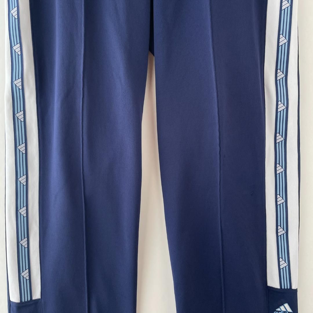 old adidas 90s トラックパンツ　ジャージ　万国旗 90s adidas トラックパンツ ジャージ 刺繍ロゴ ワンポイント 万国旗