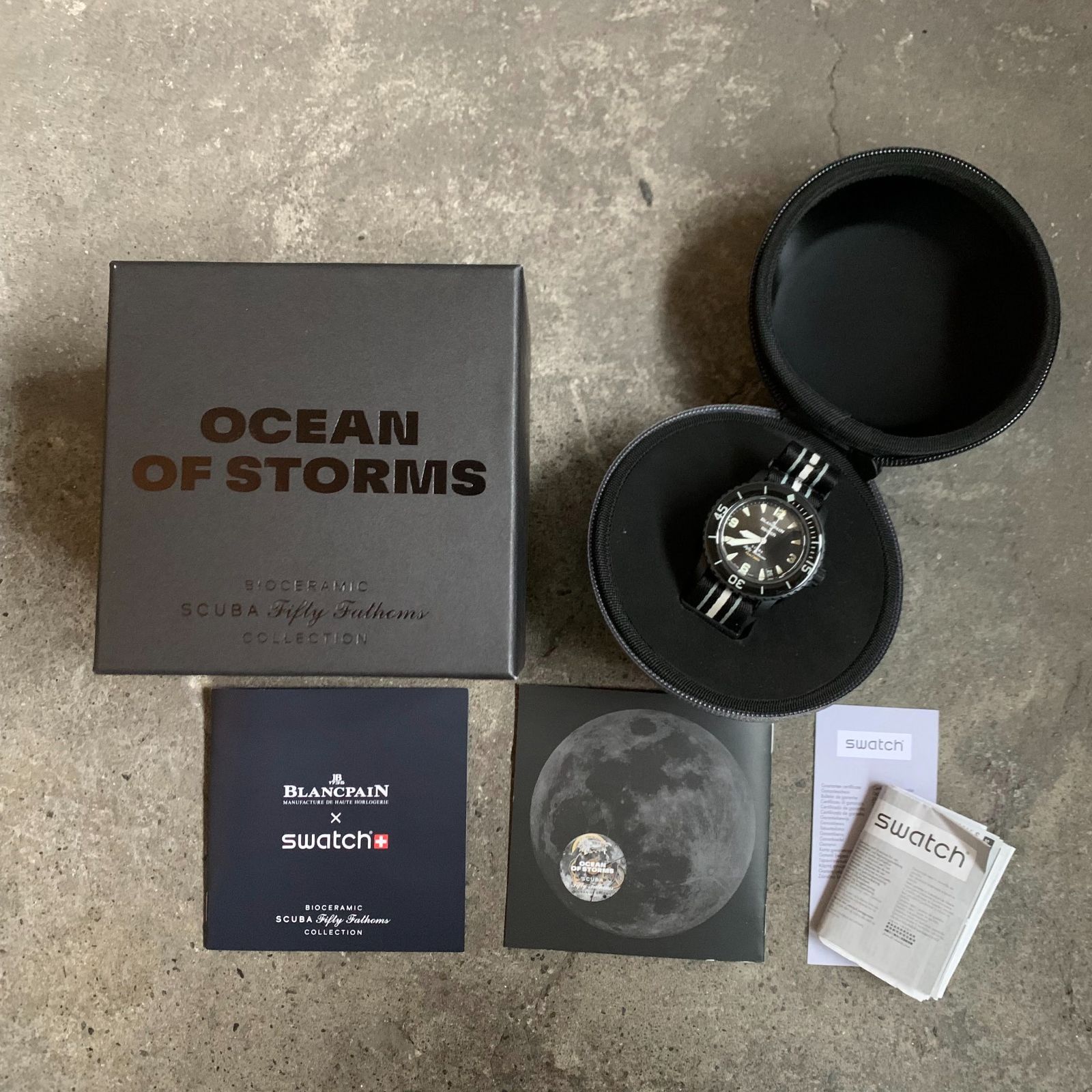 BLANCPAIN x Swatch OCEAN OF STORMS BIOCERAMIC SCUBA FIFTY FATHOMS