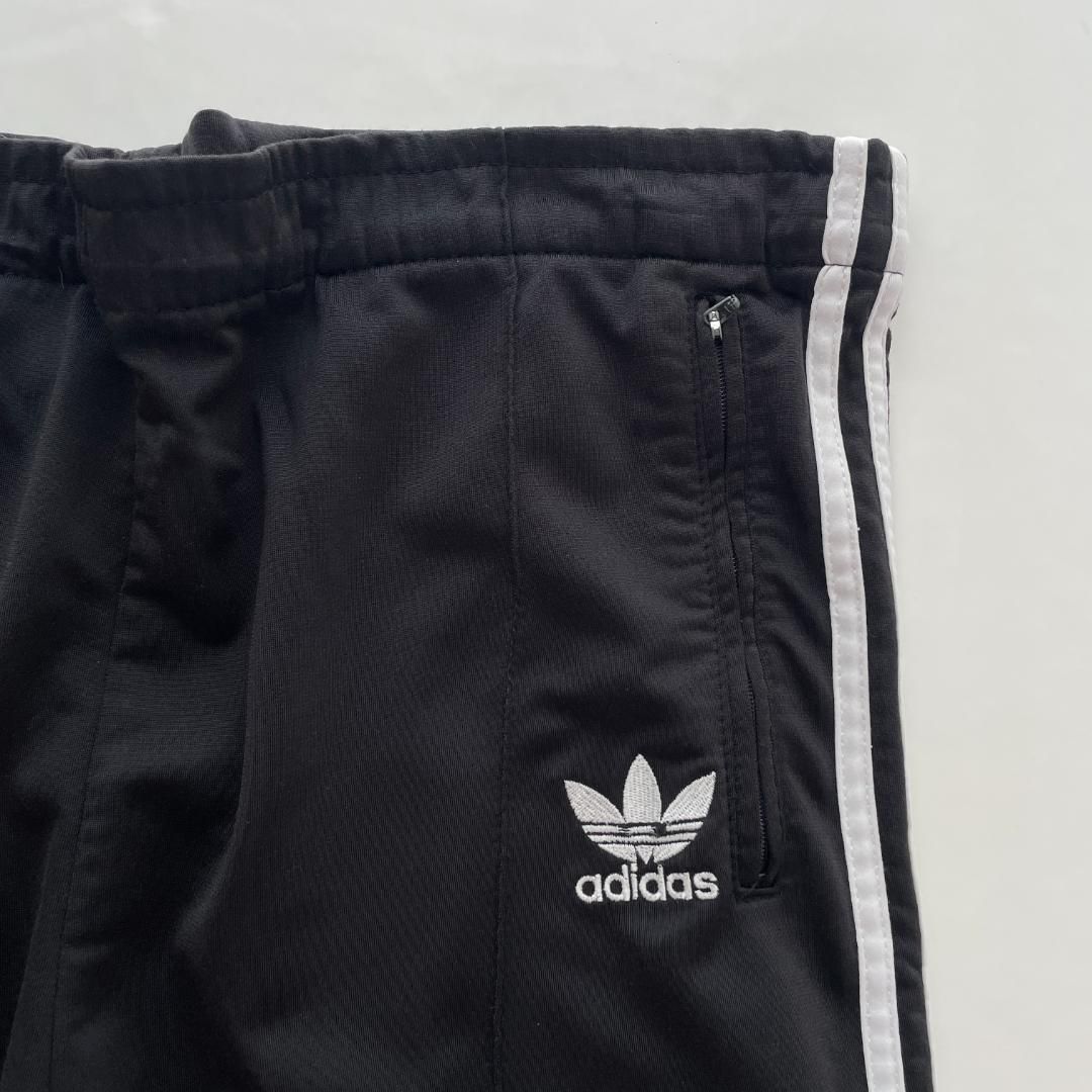 90s adidas トラックパンツ ジャージ トレフォイル 万国旗 フェード