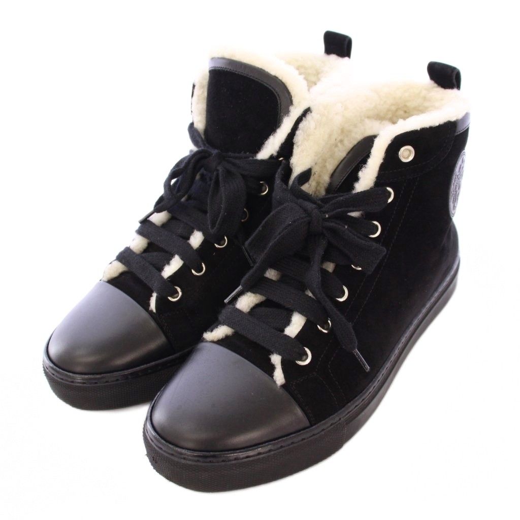 エルメス HERMES JIMMY ジミー ハイカットスニーカー シューズ 厚底