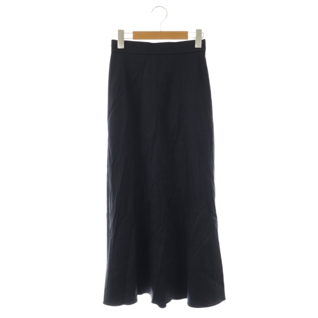 【中古】エブール ebure 24AW フレアスカート ロング 36 ネイビー /DO ■OS ■SH レディース エブール ebure 24AW フレアスカート ロング 36 ネイビー /DO □OS