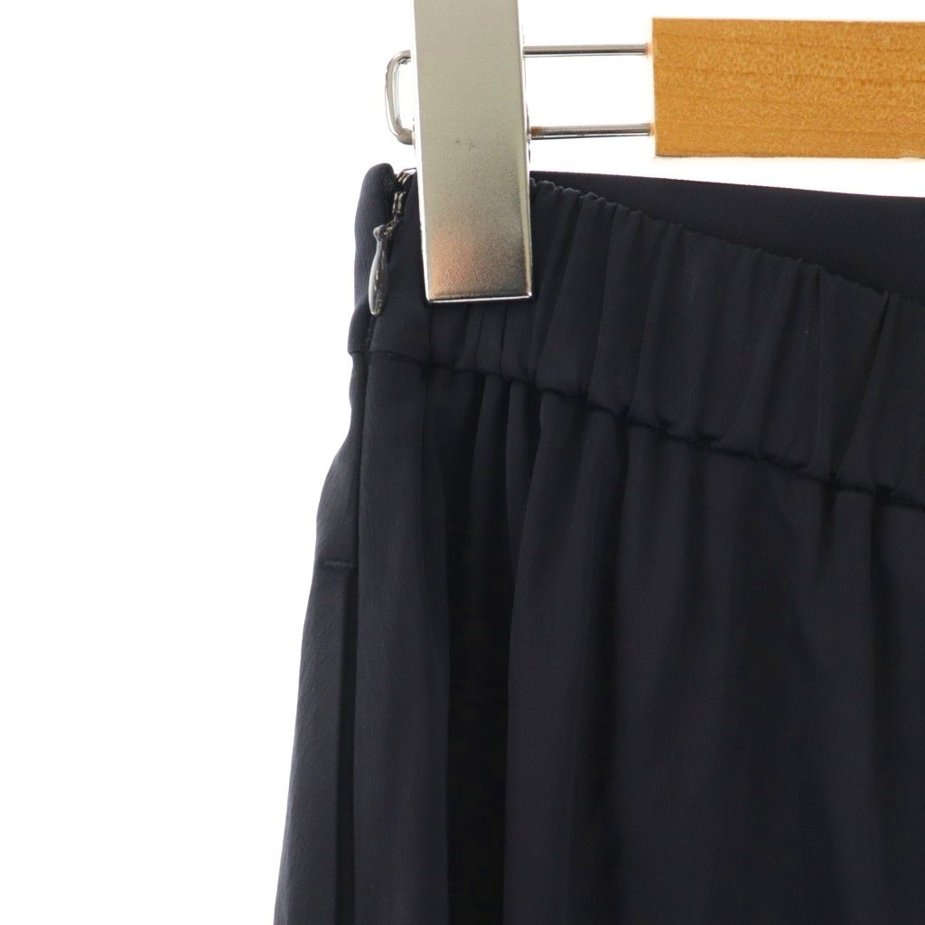 エブール ebure 24AW フレアスカート ロング 36 ネイビー /DO □OS
