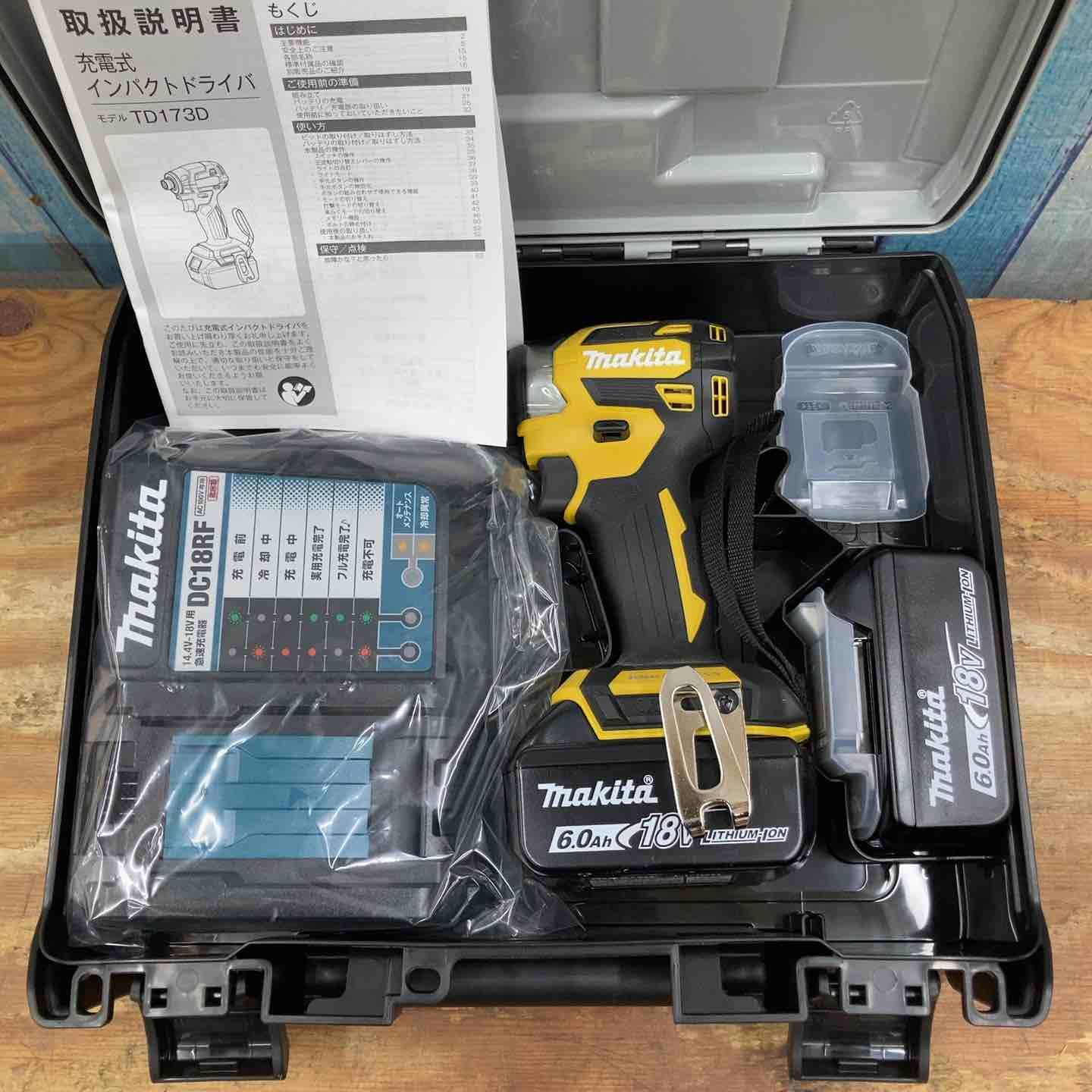 マキタ makita コードレスインパクトドライバー 18 V フルセット 色 イエロー 柏店