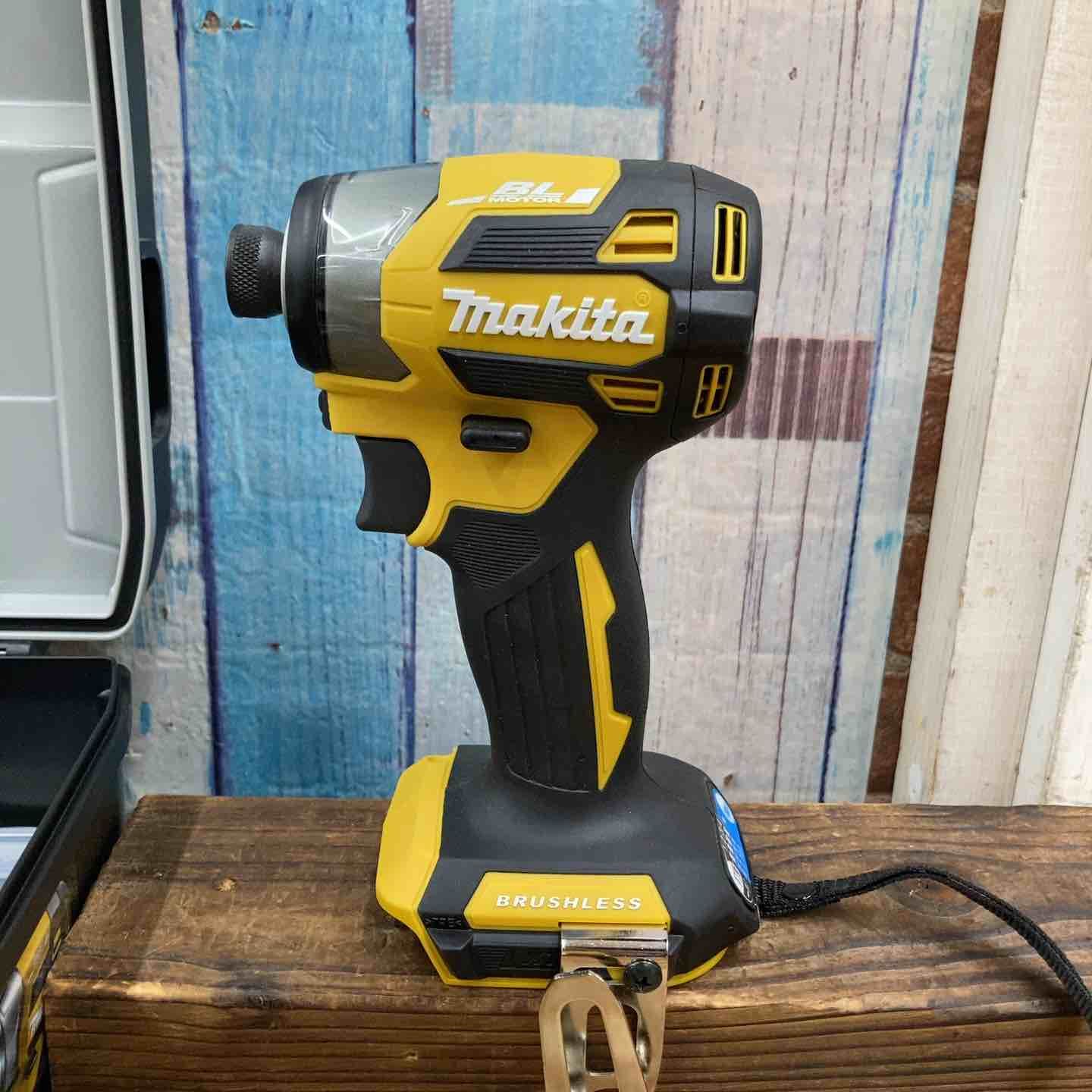 ♥品 マキタ makita コードレスインパクトドライバー 18 V フルセット 色 イエロー 柏店