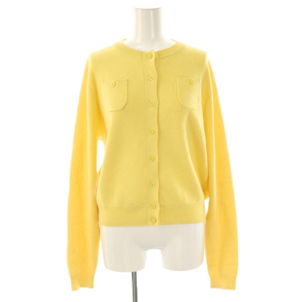 キャバン CABaN コットンカシミヤクルーネックカーディガン ニット