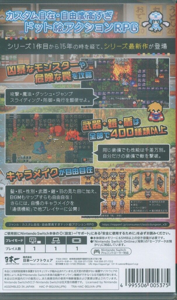 NS クラシックダンジョンX3