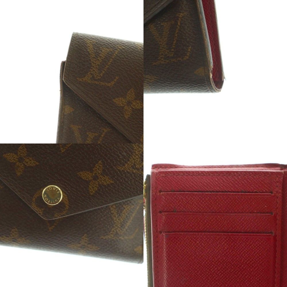 ルイヴィトン LOUIS VUITTON ポルトフォイユ ヴィクトリーヌ 財布 三