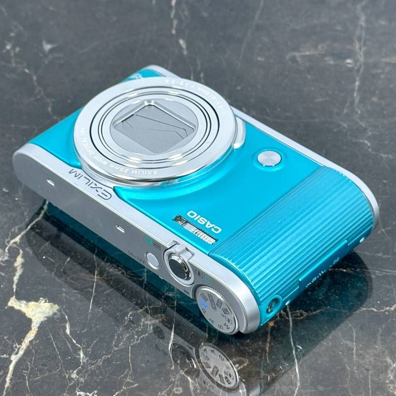 美品】Casio EXILIM EX-ZR1800 ブルー 1610万画素 裏面照射CMOS