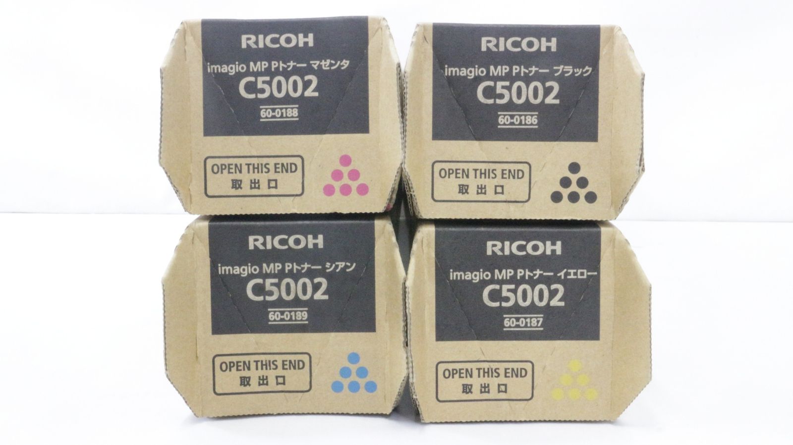 RICOH imagio MP Pトナー C5002 4色セット 楽天市場】【優良ショップ受賞歴多数】リコー RICOH MPトナーC5002