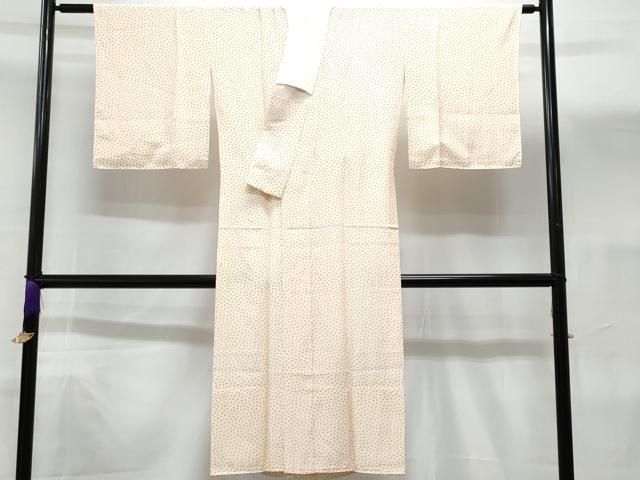 平和屋着物○長襦袢 無双仕立て 舞梅地紋 正絹 逸品 注文 CABA9745gh