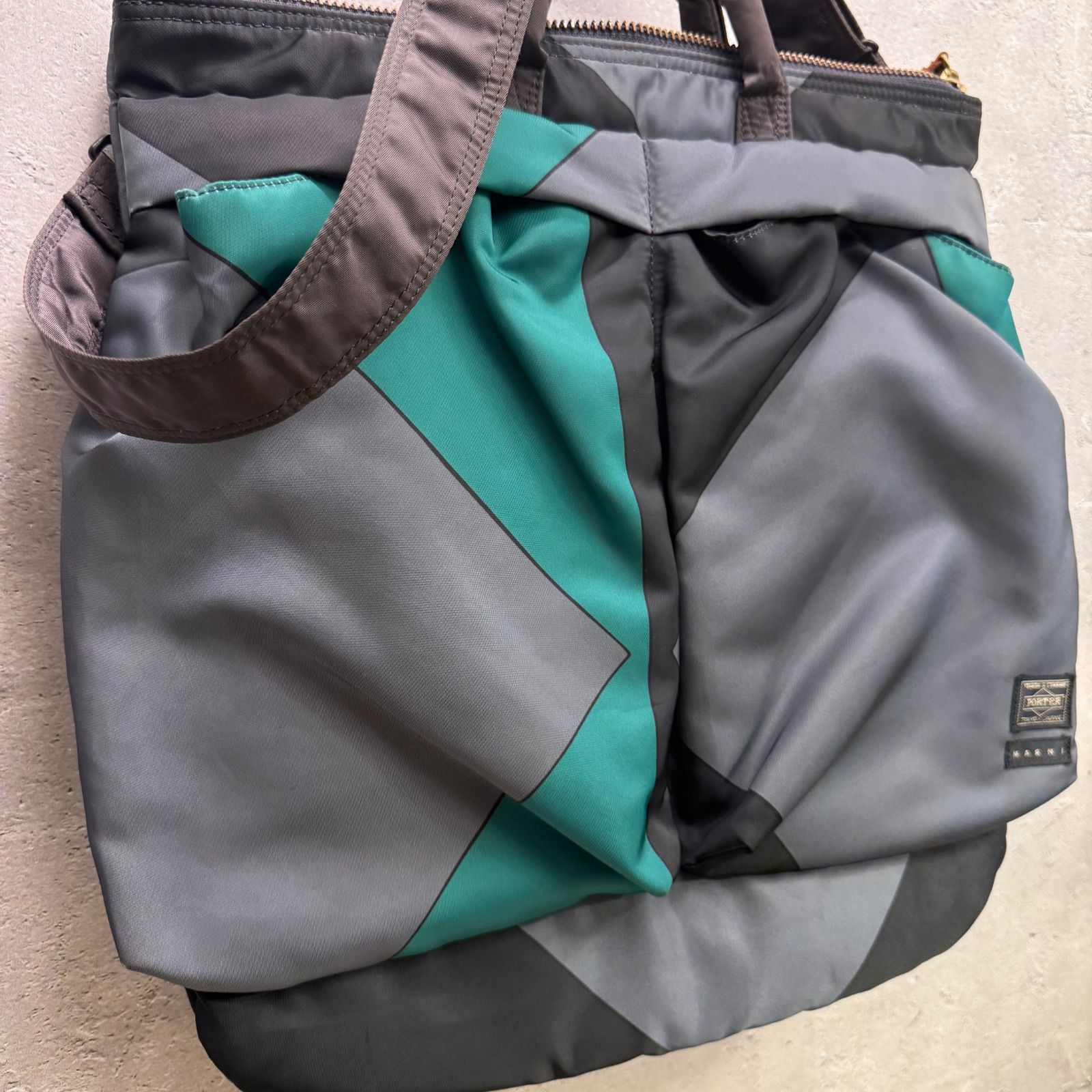 希少 PORTER × MARNI ポーター マルニ コラボ ヘルメットバッグ