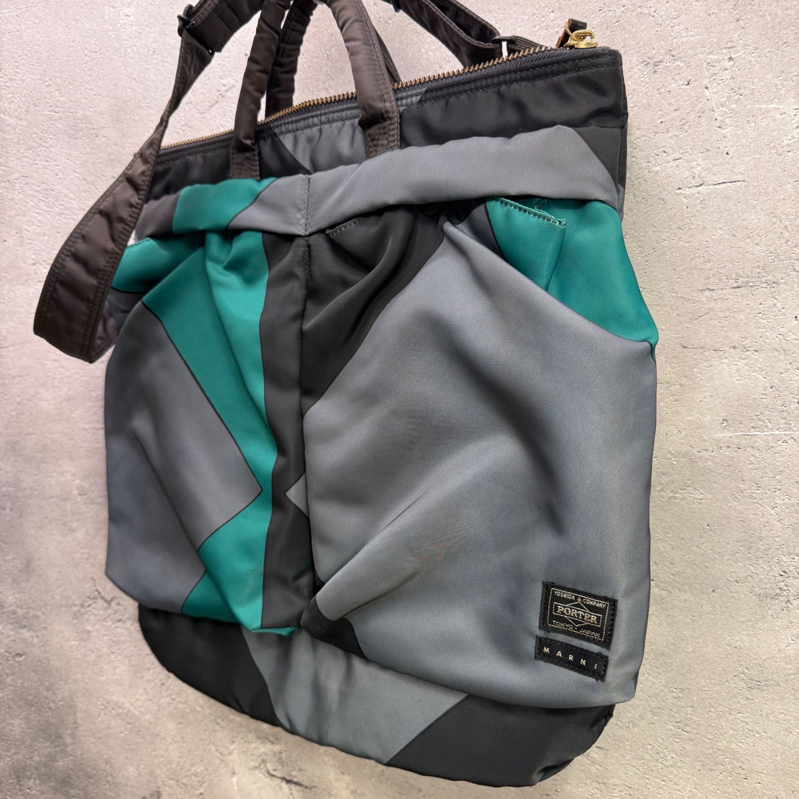 希少 PORTER × MARNI ポーター マルニ コラボ ヘルメットバッグ 