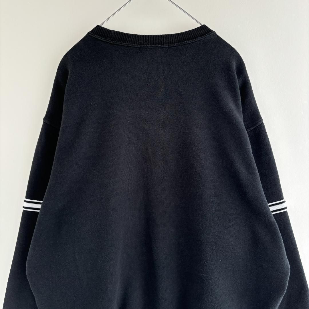 90s FRED PERRY フレッドペリー デザインスウェット 刺繍 ヒット