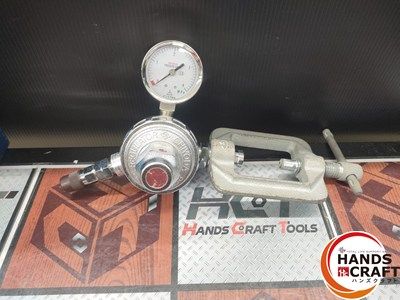 動作未 千代田精機 スタウト SRA-A アセチレン用 ガス調整器 アセチレンガスレギュレーター 日新計器 圧力計 ターボトーチ 溶接