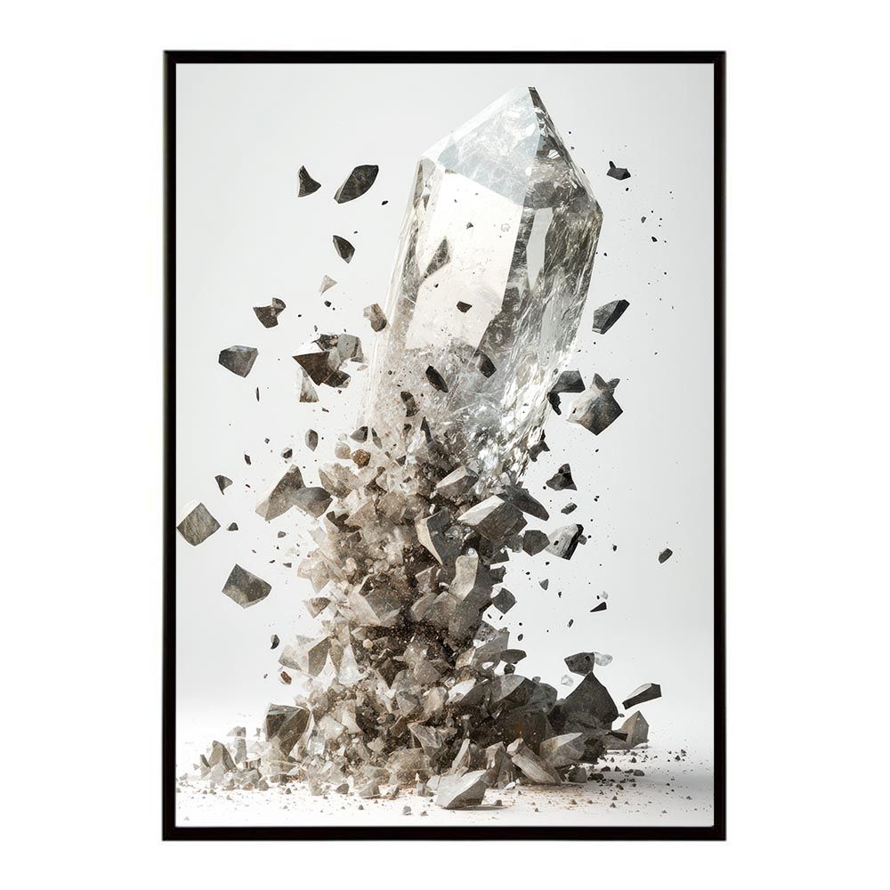A2サイズ（約42x59cm）】【lh-poster-10177】クラッシュストーン 宝石