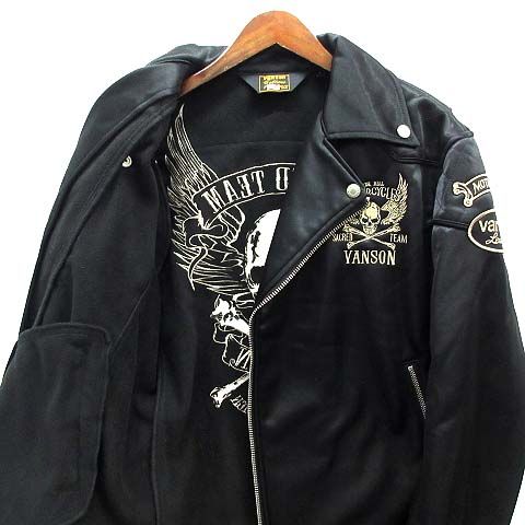 バンソン VANSON 別注 ウィングスカル 刺繍 ボンディング コレクション