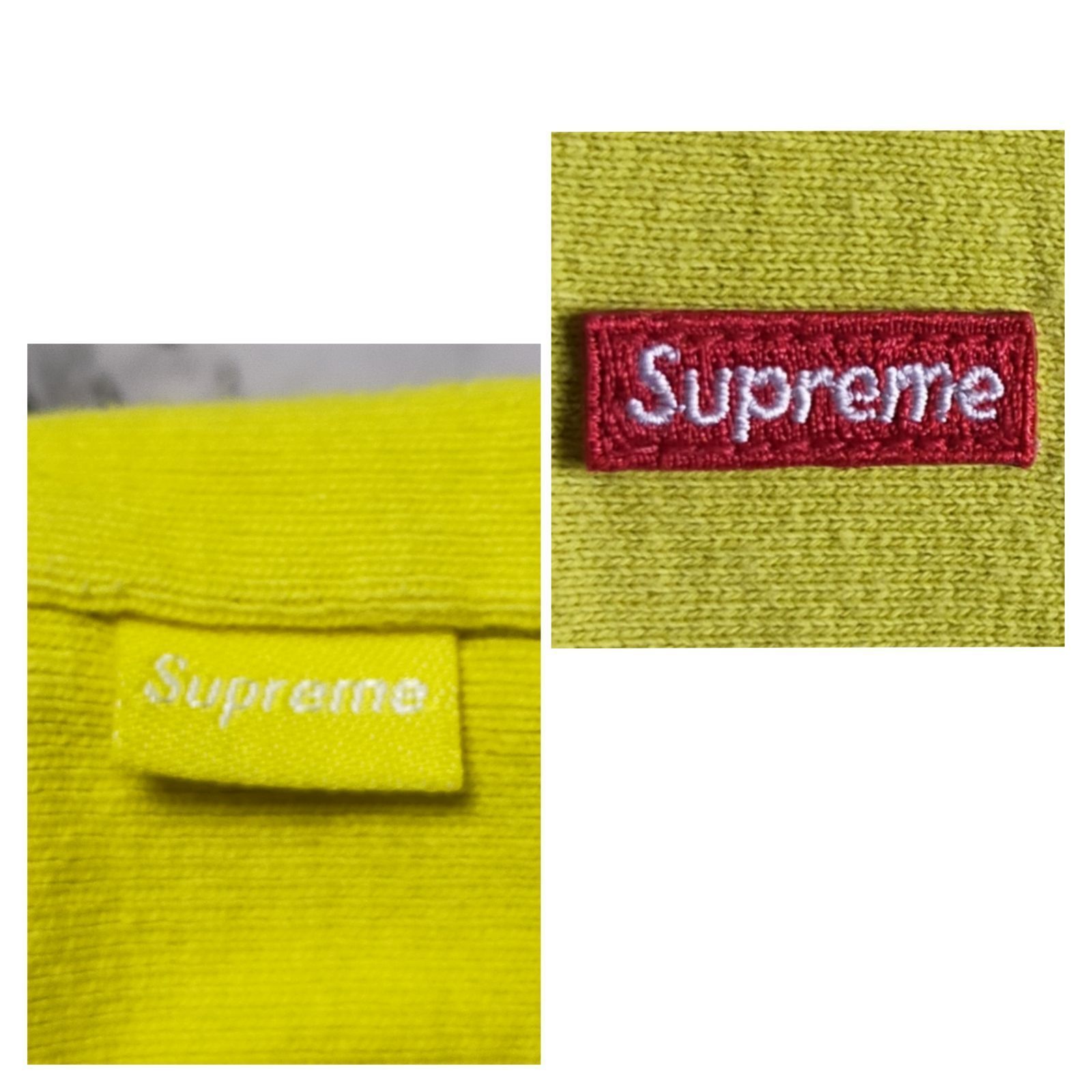 定番】Supreme シュプリーム パーカー M イエロー 黄色 スモール