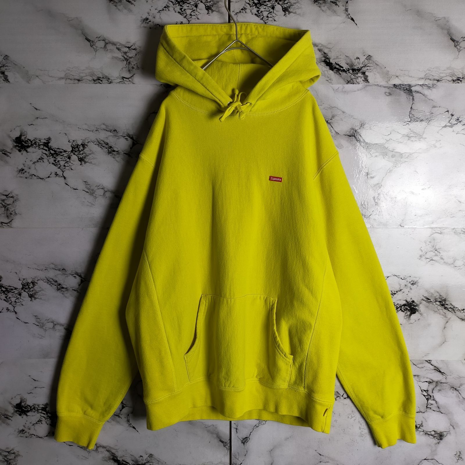 定番】Supreme シュプリーム パーカー M イエロー 黄色 スモール