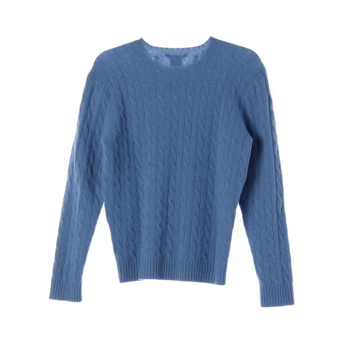 ポロラルフローレン ケーブル ジップニット ブルー POLO Ralph Lauren ハーフジップケーブルニット ラルフローレン 水色 M