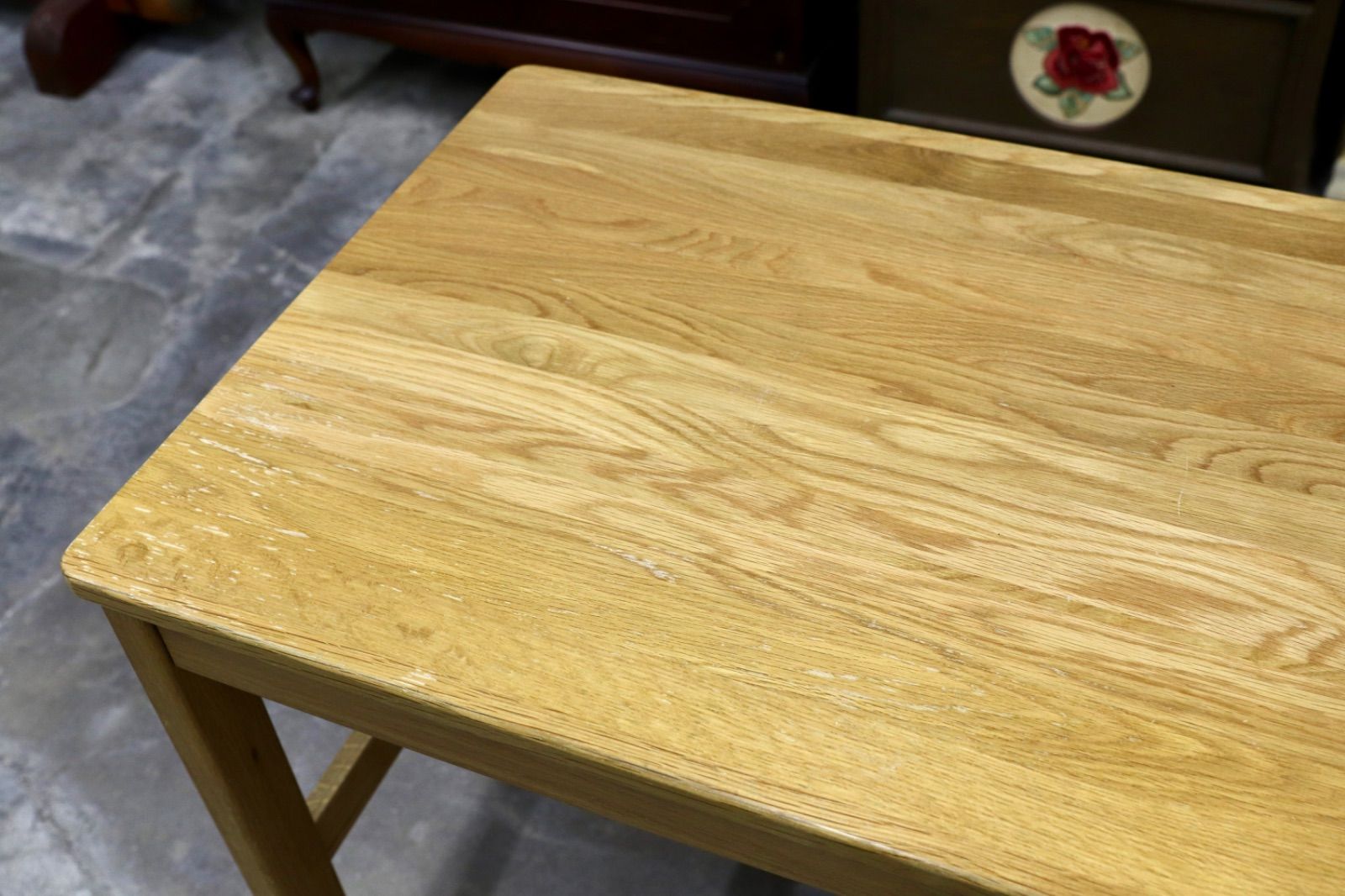 GMIK624○無印良品 / MUJI オーク材 デスク 学習机 パソコンデスク