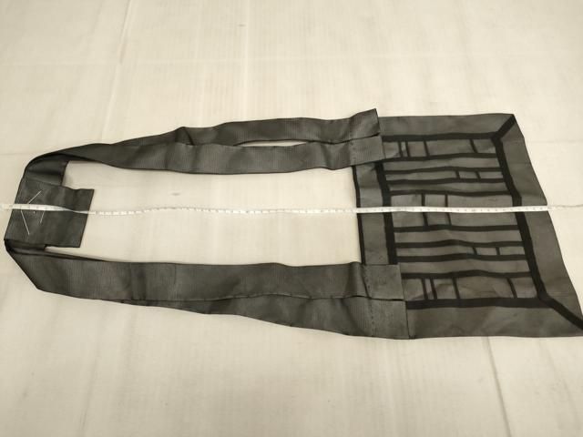 平和屋本店▼夏物　茶人　小野塚五条袈裟　絽　黒地　法衣　寺院　仏具　仏教　僧侶　神職　装束　AABD1929ja