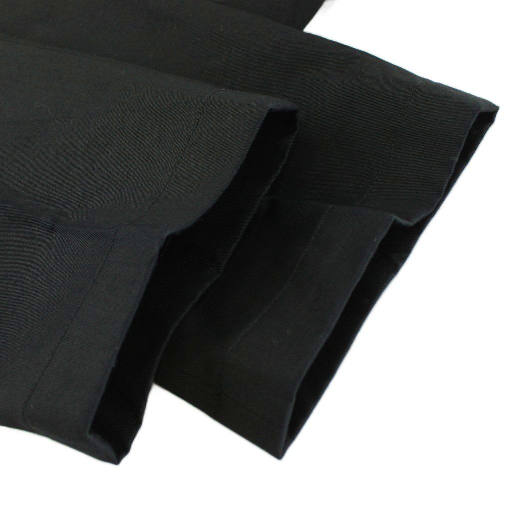 プラダ PRADA スラックス パンツ ジップフライ 46 黒 ブラック