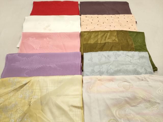 平和屋着物 和装小物 帯揚げ10枚セット 正絹 DAAZ1697xg