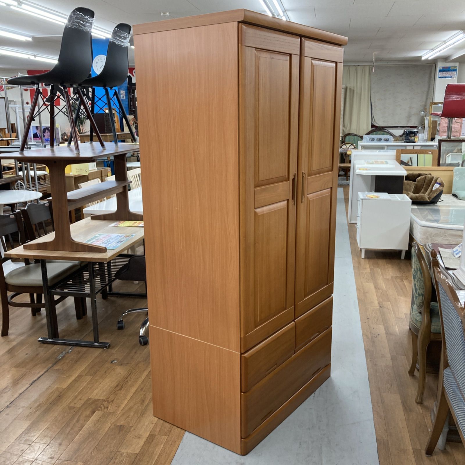 名古屋市近郊送料設置無料⭐S134 ⭐ サンウッディ ワードローブ 