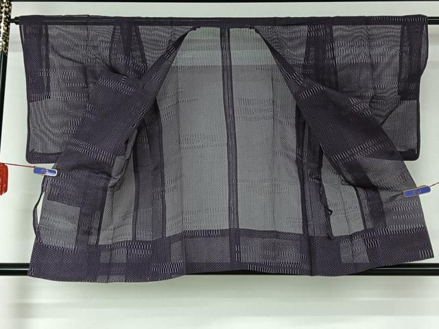 平和屋着物▽道行コート スリーシーズン 春夏秋 塵除け 横段文 jh