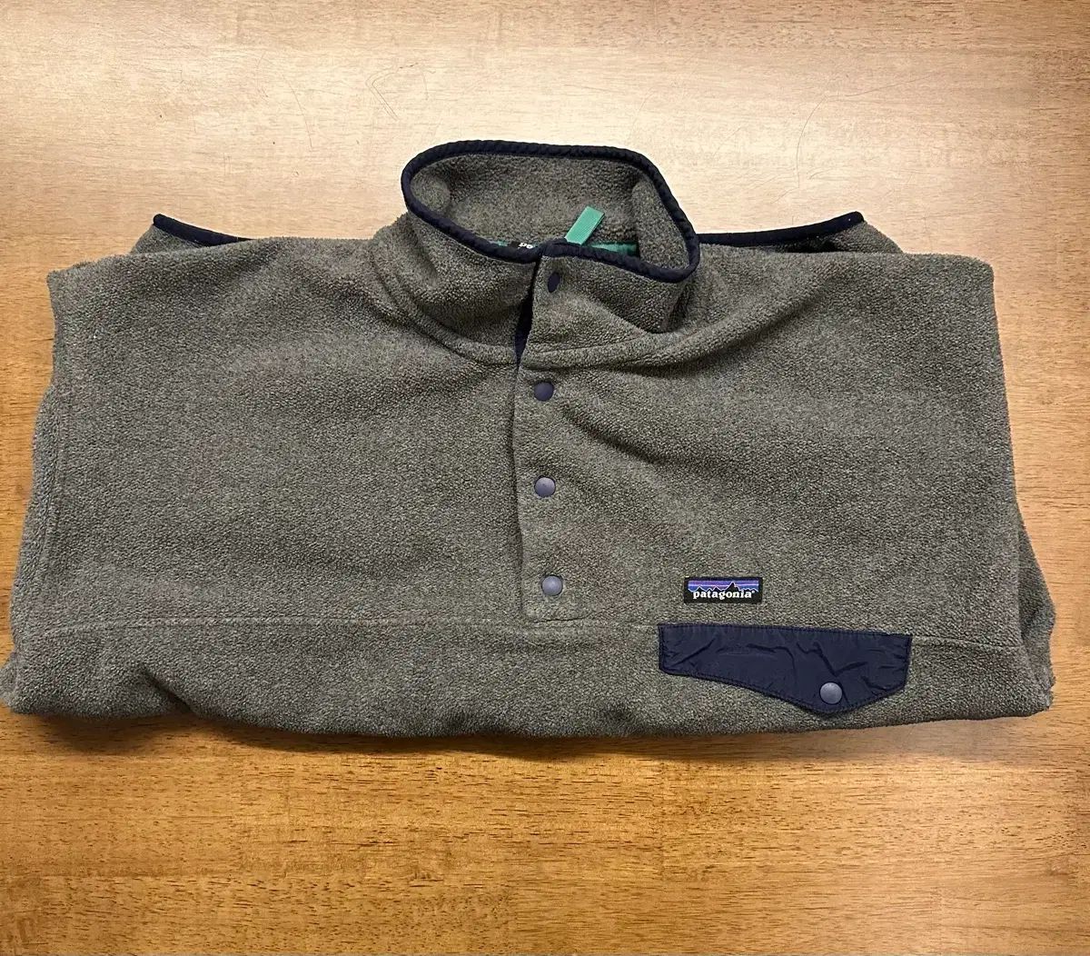 patagonia パタゴニア Synchilla シンチラ グレー|ブラック L