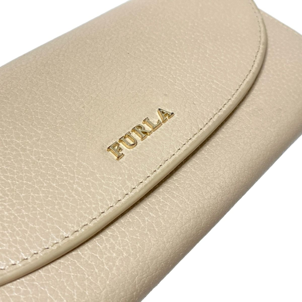 レディース FURLA(フルラ) 長財布 - ベージュ レザー