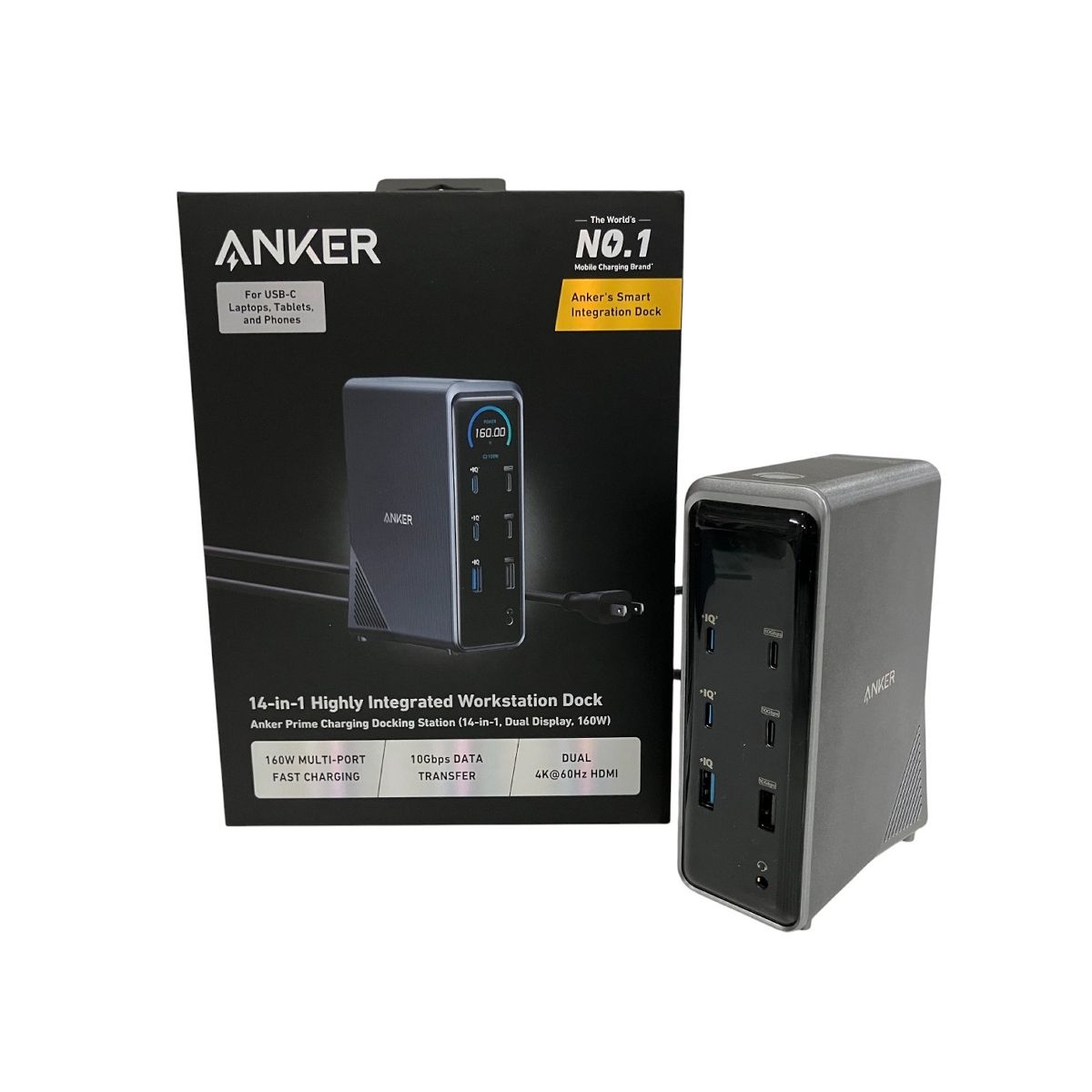 Anker A 83 B 6 ドッキングステーション 160 W アンカー PC周辺機器 家電