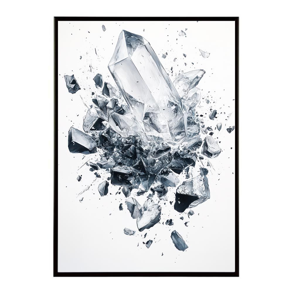 A4サイズ（約21x30cm）】【lh-poster-10259】クラッシュストーン 宝石