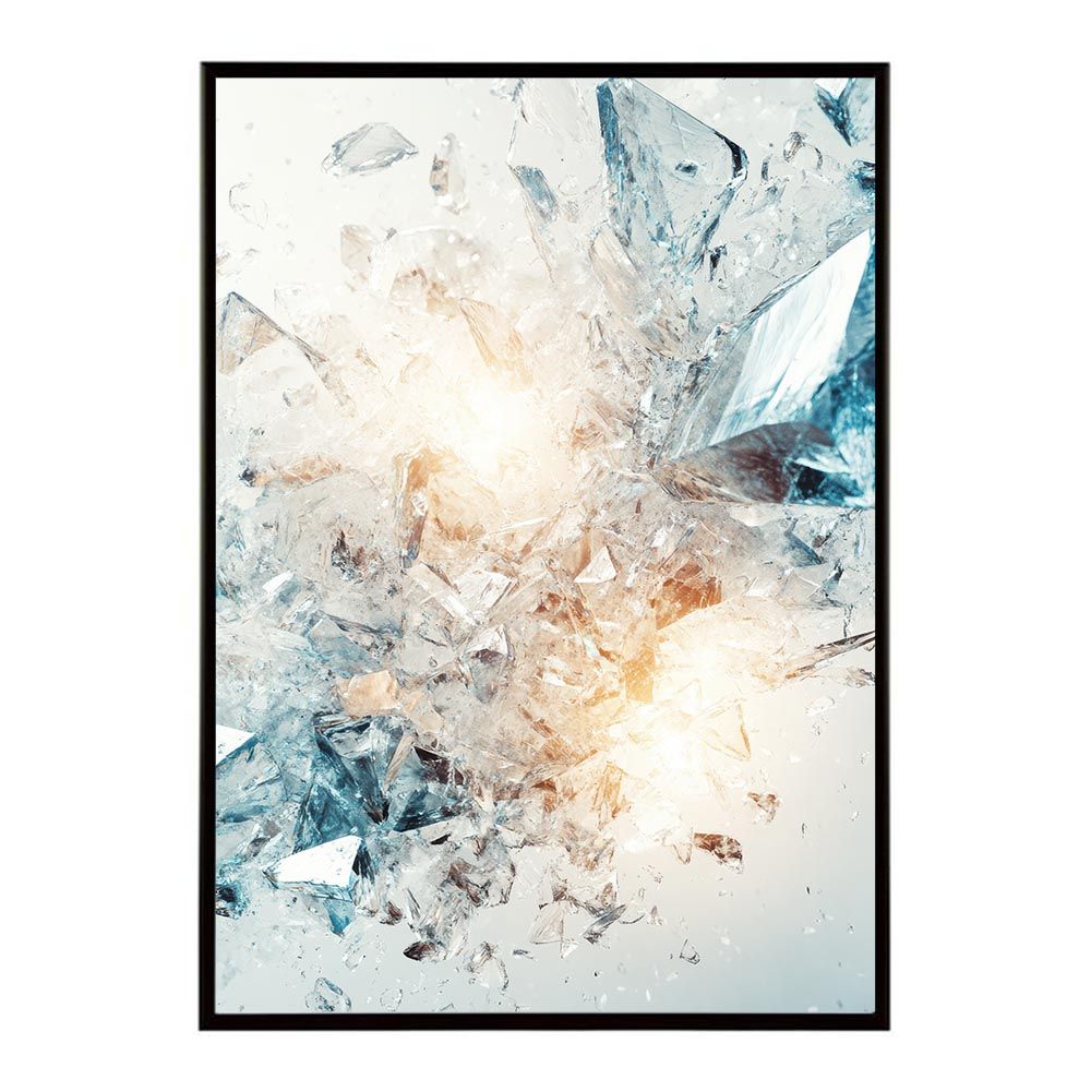 B4サイズ（約25x36cm）】【lh-poster-10262】クラッシュストーン 宝石