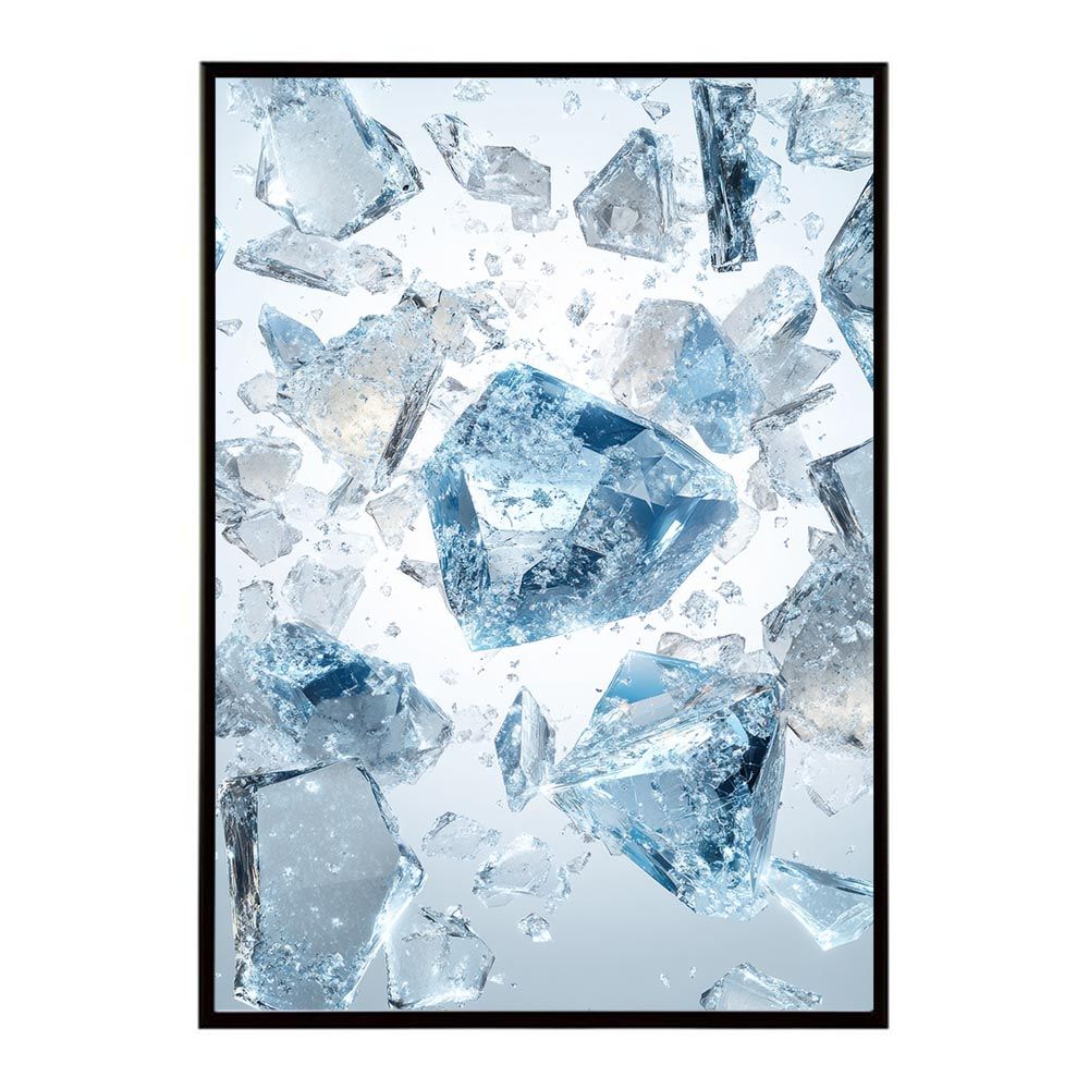 B 約73 x 103 cm lh poster 10266 クラッシュストーン 宝石 ジュエル 天然石 クラック ポスター パワー ヒーリング 誕生石 風水 金運 ルース インテリア