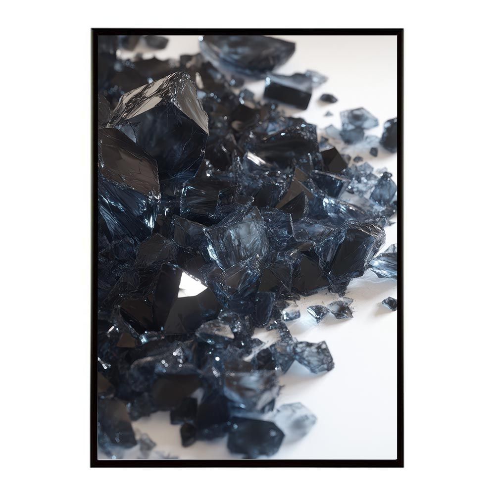 B 約73 x 103 cm lh-poster-10267 クラッシュストーン 宝石 ジュエル 天然石 クラック ポスター パワー ヒーリング 誕生石 風水 金運 ルース インテリア