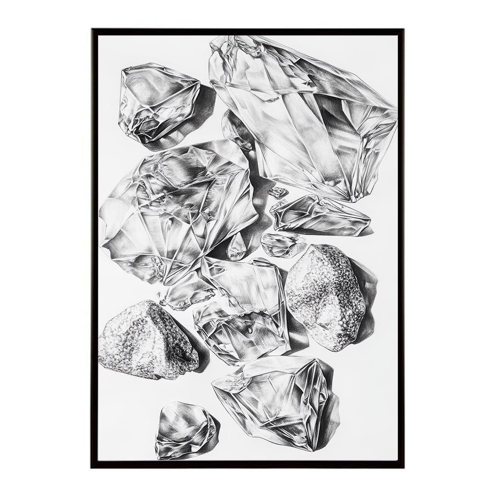 A 約59 x 84 cm lh poster 10269 クラッシュストーン 宝石 ジュエル 天然石 クラック ポスター パワー ヒーリング 誕生石 風水 金運 ルース インテリア