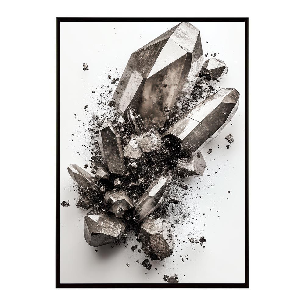 A 約59 x 84 cm lh-poster-10270 クラッシュストーン 宝石 ジュエル 天然石 クラック ポスター パワー ヒーリング 誕生石 風水 金運 ルース インテリア