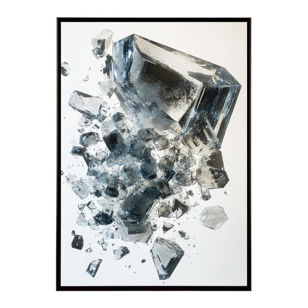 A 約59 x 84 cm lh poster 10271 クラッシュストーン 宝石 ジュエル 天然石 クラック ポスター パワー ヒーリング 誕生石 風水 金運 ルース インテリア